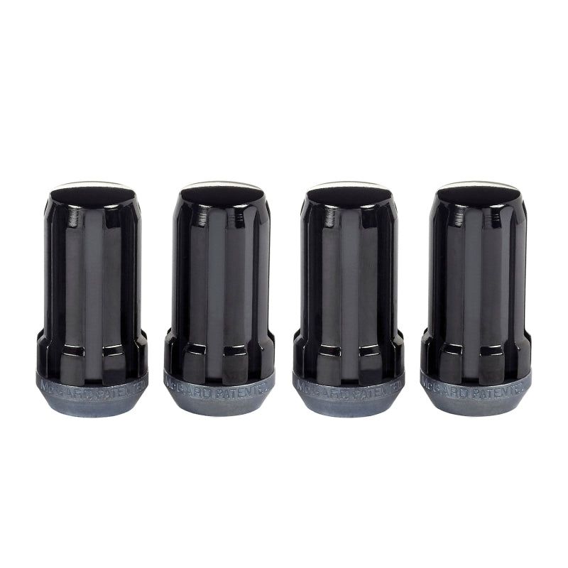 McGard 65310BK - MCG65310BK - McGard SplineDrive Lug Nut (Cone Seat) M14X1.5 / 1.935in. Length (4-Pack) - Black (Req. Tool) - Shipped in Europe - Tuningsupply.com