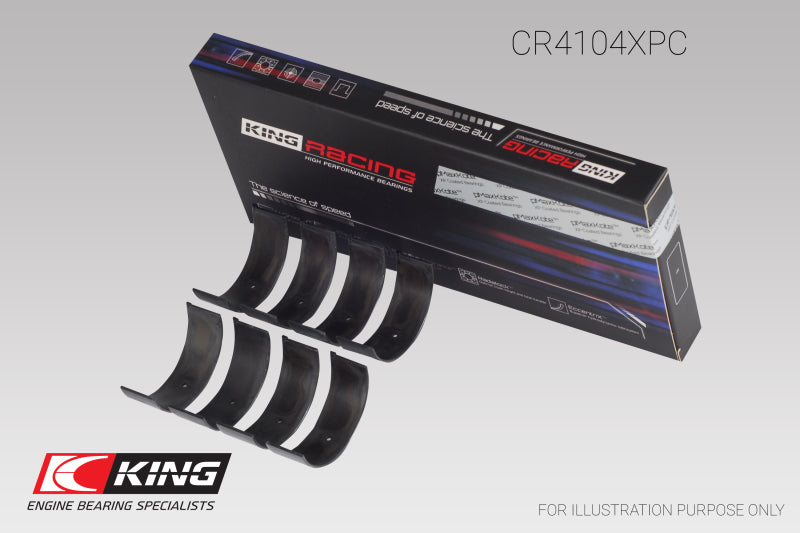 King Engine Bearings GCR4104XPC - KINGCR4104XPC - King Engine Bearings Audi/VW 83-03 1.6L/1.8L/2.0L Performance Coated Rod Bearing Set - Shipped in Europe - Tuningsupply.com