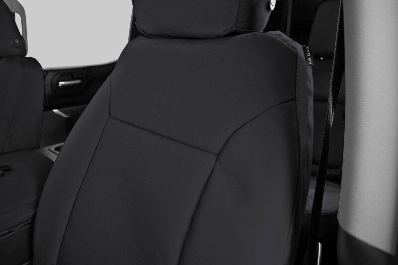 Covercraft GTT4187ABENBK - CVRGTT4187ABENBK - Covercraft 20-23 Toyota Tacoma Endura PrecisionFit Custom Front Row Seat Covers - Black/Black - Shipped in Europe - Tuningsupply.com