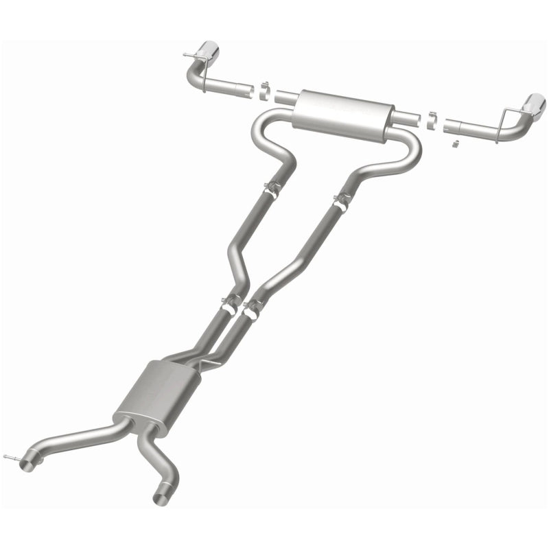 Magnaflow 15085 - MAG15085 - MagnaFlow 07 Audi Q7 V8 4.2L Dual Split Rear Exit Stainless Cat-Back Perf Exhaust - Shipped in Europe - Tuningsupply.com