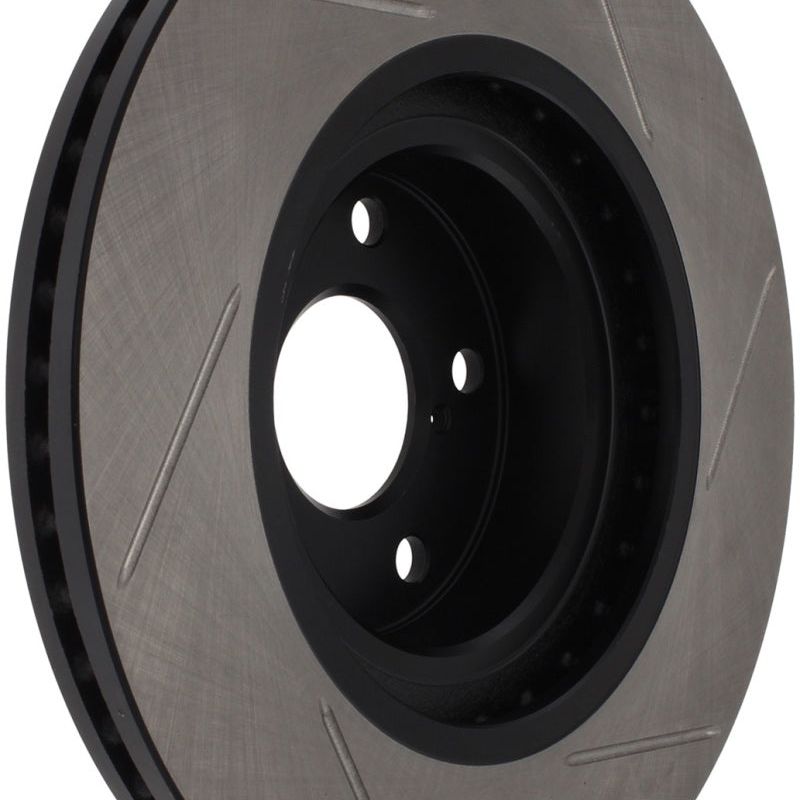 Stoptech 126.47021SL - STO126.47021SL - StopTech Power Slot 06-08 Subaru Legacy / 13 Scion FR-S / 13 Subaru BRZ Front Left Slotted Rotor - Shipped in Europe - Tuningsupply.com