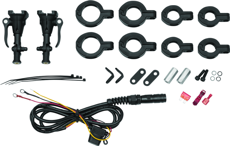 Kuryakyn 2722 - KUR2722 - Kuryakyn Mount Kit For Wanderbar For 7/8in-1-1/2in Bars - Shipped in Europe - Tuningsupply.com