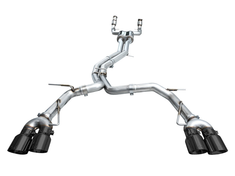 AWE Tuning 3020-43109 - AWE3020-43109 - AWE Tuning 19-23 Audi C8 S6/S7 2.9T V6 AWD Track Edition Exhaust - Diamond Black Tips - Shipped in Europe - Tuningsupply.com