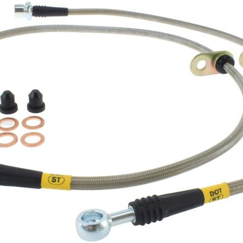 Stoptech 950.44005 - STO950.44005 - StopTech 00-05 Celica GT & GT-S/05-08 Scion tC Front Stainless Steel Brake Lines - Shipped in Europe - Tuningsupply.com