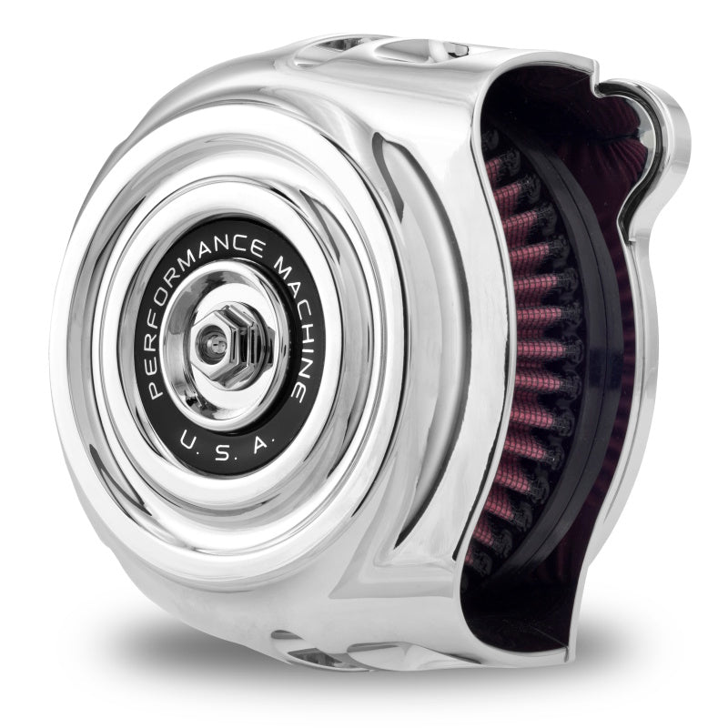 Performance Machine 0206-2131-CH - PFM0206-2131-CH - Performance Machine Vintage Air Cleaner - Chrome - Shipped in Europe - Tuningsupply.com