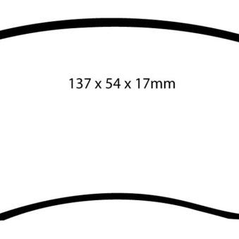 EBC DP3792C - EBCDP3792C - EBC 91-97 Infiniti G20 2.0 Redstuff Front Brake Pads - Shipped in Europe - Tuningsupply.com