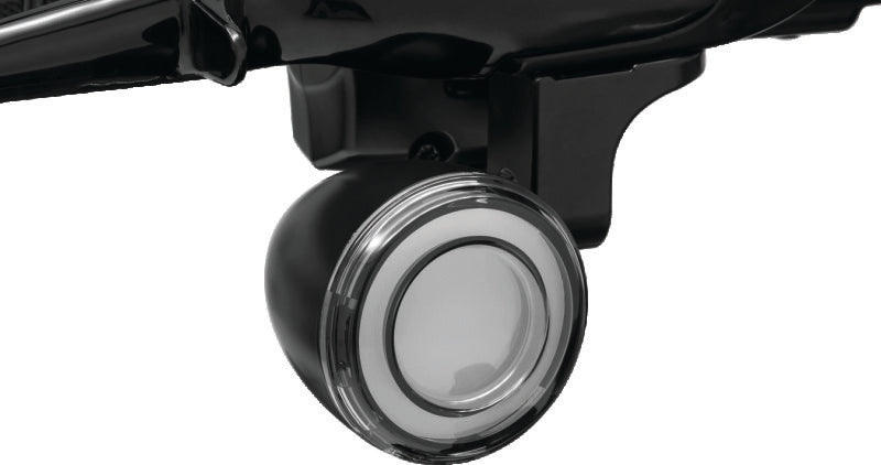 Kuryakyn 2902 - KUR2902 - Kuryakyn Tracer L.E.D. Front Turn Signal Insert, White/Amber Light, Smoke Lens 1157 - Shipped in Europe - Tuningsupply.com