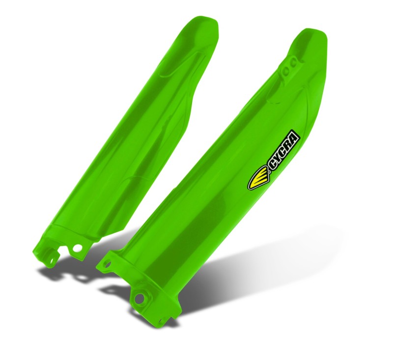 Cycra 1CYC-6909-72 - CYC1CYC-6909-72 - Cycra 21+ Kawasaki KX450X Fork Guards - OEM Green - Shipped in Europe - Tuningsupply.com