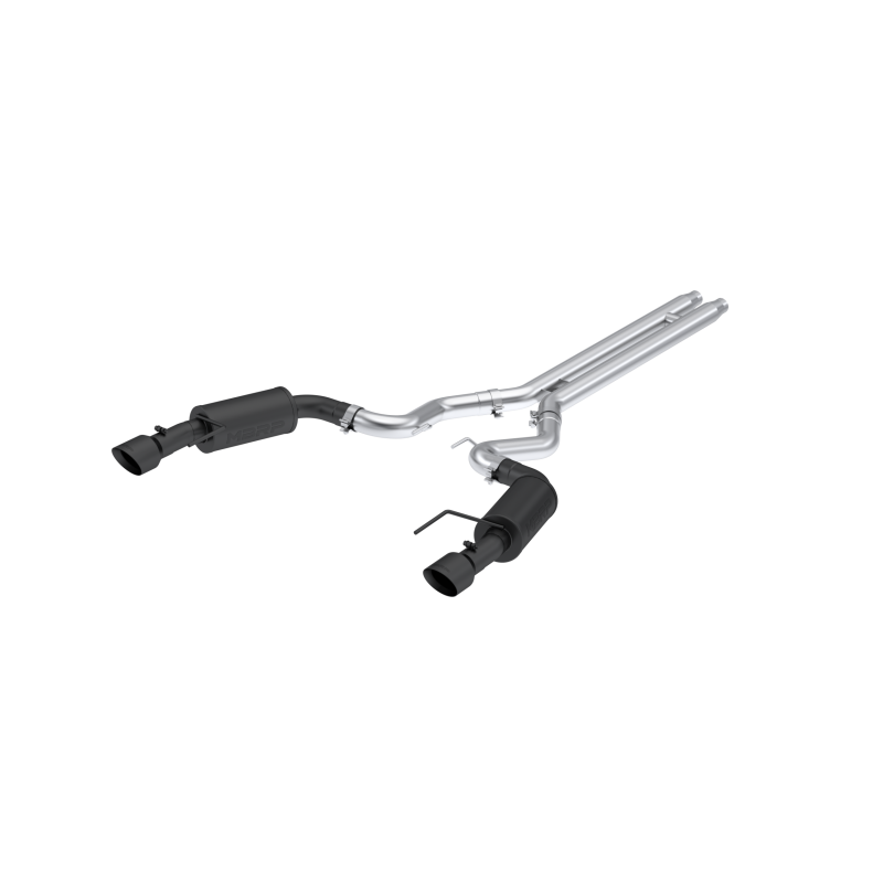 MBRP PS7251BLK - MBRPS7251BLK - MBRP 2024 Ford Mustang GT S650, 5.0L 3in Cat-Back Dual Split Rear, Black-Coated (street) - Shipped in Europe - Tuningsupply.com
