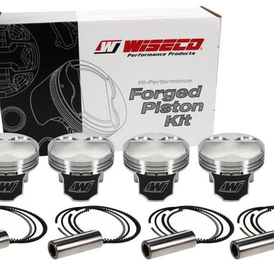 Wiseco K572M87 - WISK572M87 - Wiseco Honda 4v DOME +6.5cc STRUTTED 87MM Piston Shelf Stock Kit - Shipped in Europe - Tuningsupply.com