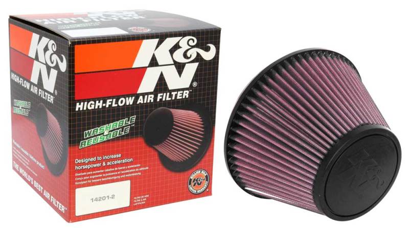 K&N Engineering RU-5138 - KNNRU-5138 - K&N Universal Clamp-On Air Filter 6in FLG / 7-1/2in B / 4-1/2in T / 5in H - Shipped in Europe - Tuningsupply.com
