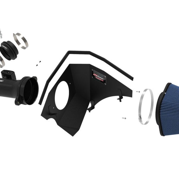 aFe 57-10015R - AFE57-10015R - aFe 19-20 GM Trucks 5.3L/6.2L Track Series Carbon Fiber Cold Air Intake System With Pro 5R Filters - Shipped in Europe - Tuningsupply.com