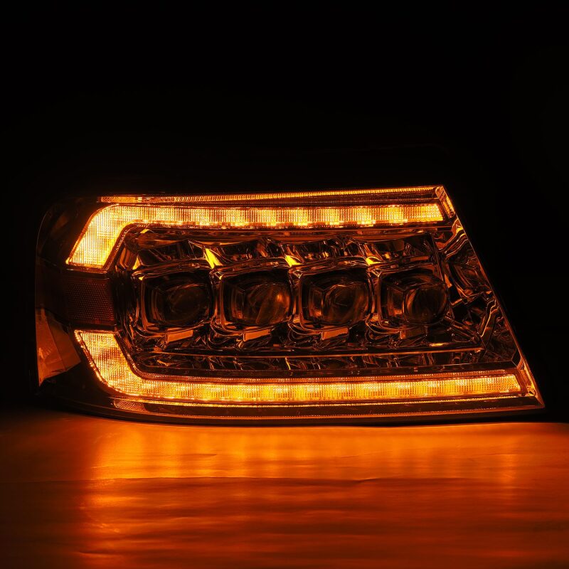 AlphaRex 880129 - ARX880129 - AlphaRex 04-08 Ford F150 / 06-08 Lincoln Mark LT NOVA LED Proj Headlights Chrome w/Activ Light/Seq - Shipped in Europe - Tuningsupply.com