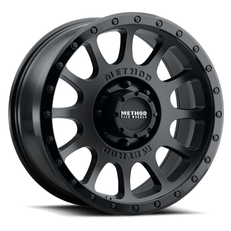 Method Wheels MR305890871018 - MRWMR305890871018 - Method MR305 NV 18x9 18mm Offset 8x170 130.81mm CB Matte Black/Gloss Black Lip Wheel - Shipped in Europe - Tuningsupply.com