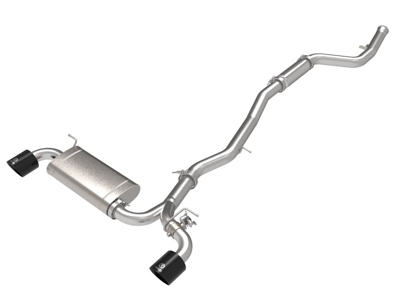 aFe 49-36050-B - AFE49-36050-B - aFe POWER Takeda 2021 Toyota Supra 2.0L (t) 2.5in-3in 304 SS CB Exhaust w/ Black Tips - Shipped in Europe - Tuningsupply.com