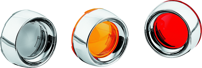 Kuryakyn 2107 - KUR2107 - Kuryakyn Deep Dish Bezel With Smoke Lens Chrome - Shipped in Europe - Tuningsupply.com