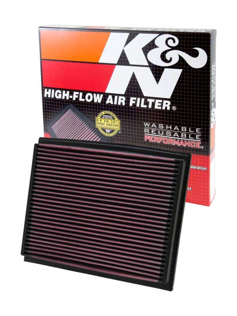 K&N Engineering 33-2209 - KNN33-2209 - K&N 01-09 Audi A4/RS4/S4 Drop In Air Filter - Shipped in Europe - Tuningsupply.com