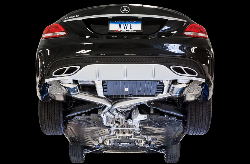 AWE Tuning 3015-31012 - AWE3015-31012 - AWE Tuning Mercedes-Benz W205 C450 AMG / C400 Touring Edition Exhaust - Shipped in Europe - Tuningsupply.com