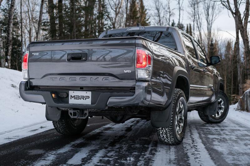 MBRP PS5339AL - MBRPS5339AL - MBRP 2016 Toyota Tacoma 3.5L Cat Back Turn Down Style Aluminized Exhaust System - Shipped in Europe - Tuningsupply.com