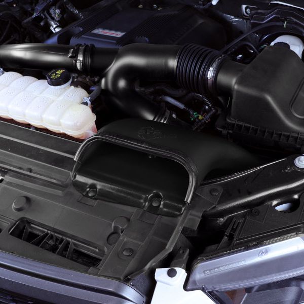 aFe 53-10008S - AFE53-10008S - aFe Quantum Cold Air Intake System Scoop 15-18 Ford F150 EcoBoost V6-3.5L/2.7L - Shipped in Europe - Tuningsupply.com