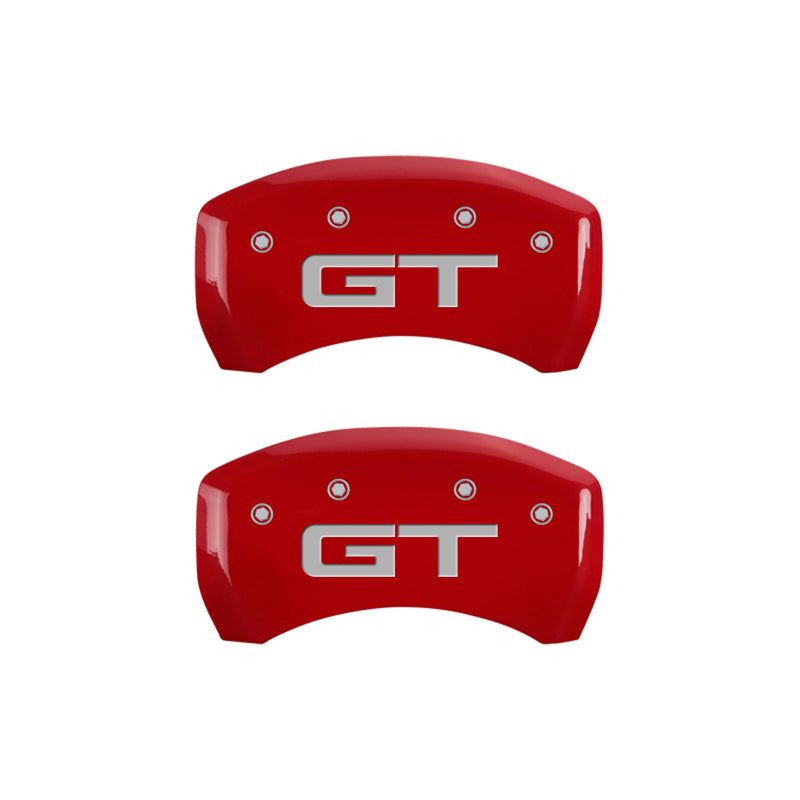 MGP 10200S2MGYL - MGP10200S2MGYL - MGP 4 Caliper Covers Engraved Front 2015/Mustang Engraved Rear 2015/GT Yellow finish black ch - Shipped in Europe - Tuningsupply.com