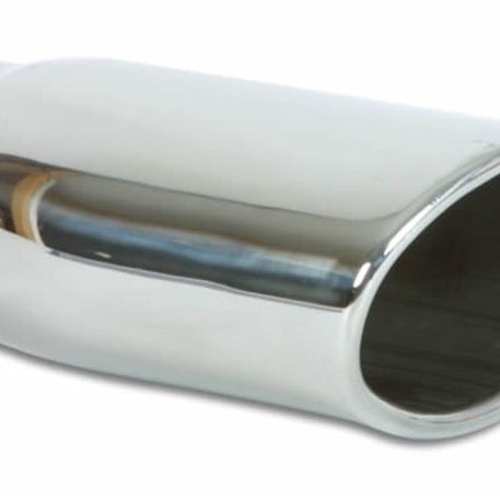 Vibrant 1406 - VIB1406 - Vibrant 4.5in x 3in Oval SS Exhaust Tip (Single Wall Angle Cut Rolled Edge) - Shipped in Europe - Tuningsupply.com