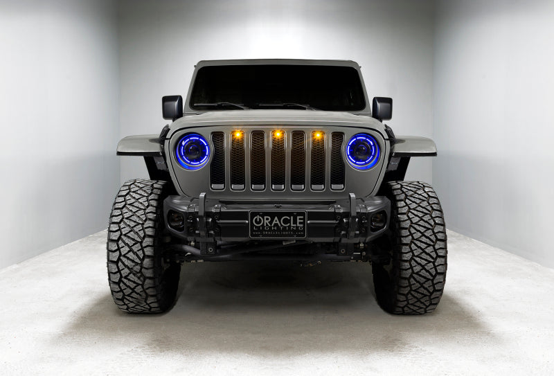 ORACLE Lighting 5839-504-B - ORL5839-504-B - Oracle Oculus Bi-LED Projector Headlights for Jeep JL/Gladiator JT - w/ Simple Controller - Shipped in Europe - Tuningsupply.com