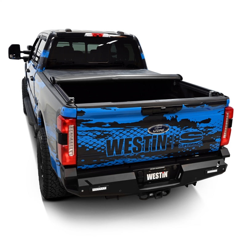 Westin 19-11005 - WES19-11005 - Westin 17-24 Ford F-250/350 Super Duty 6.75ft. Bed Soft Roll Tonneau Cover - Black - Shipped in Europe - Tuningsupply.com
