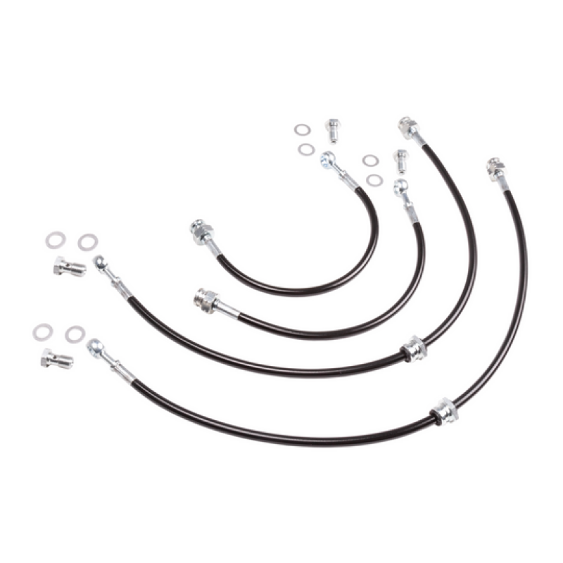 Chase Bays CB-S134-FWEXT - CHBCB-S134-FWEXT - Chase Bays 95-02 Nissan 240SX/Silvia S14/S15 Extended Caliper Brake Lines - Front & Rear Lines - Shipped in Europe - Tuningsupply.com