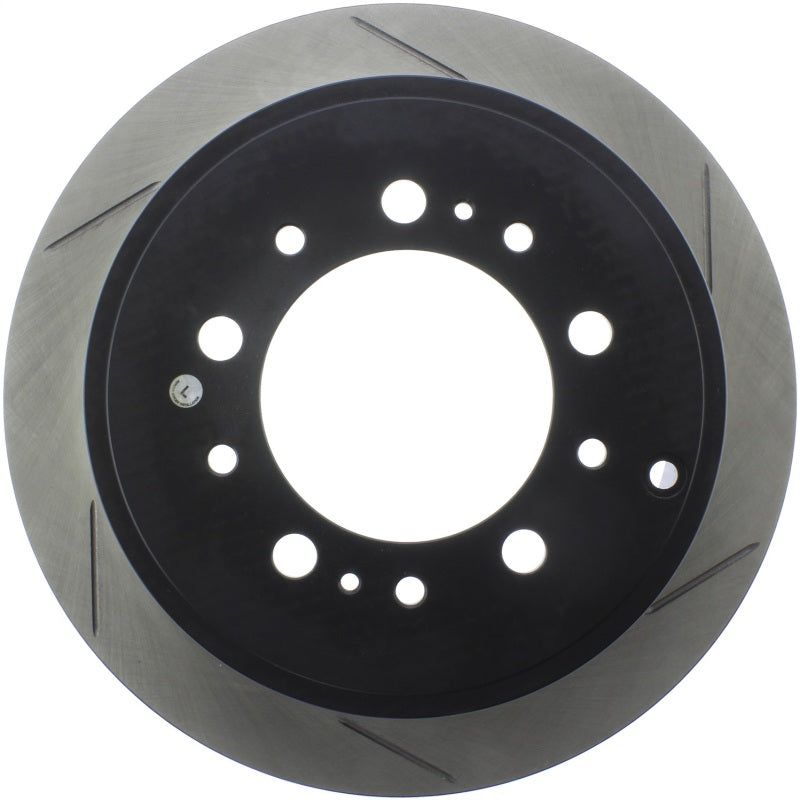 Stoptech 126.44157CSL - STO126.44157CSL - StopTech Sport Slot 08-13 Lexus LX450/470/570 / 07-12 Toyota Tundra Slotted Left Rear CRYO Rotor - Shipped in Europe - Tuningsupply.com
