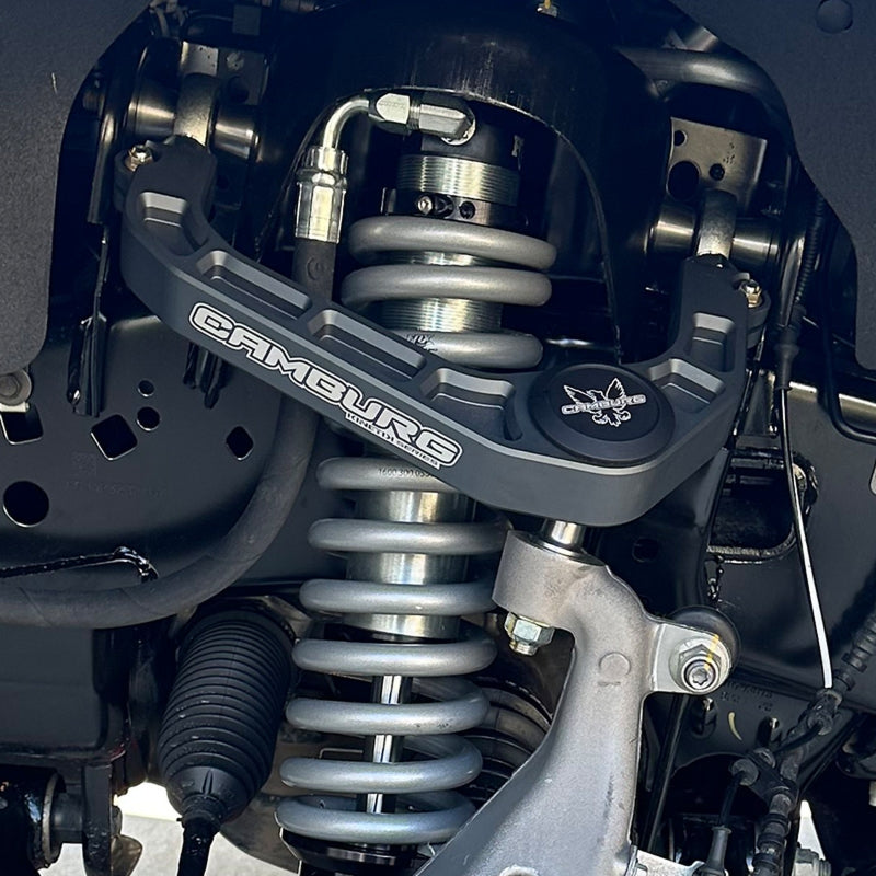 Camburg CAM-110211-GRY - CMBCAM-110211-GRY - Camburg Ford F-150 2WD/4WD 21-23 KINETIK V2 Performance Billet Uniball Upper Arms - Shipped in Europe - Tuningsupply.com