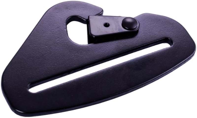 Racequip 700940 - RQP700940 - RaceQuip Snap Hook End Seat Belt Mounting Hardware / Fits 3 In. Belts / Forged Steel - Black - Shipped in Europe - Tuningsupply.com