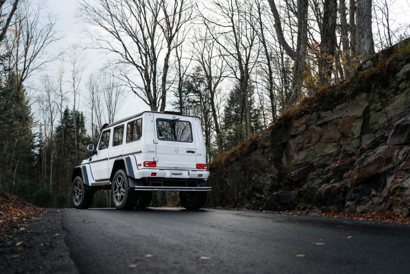 MBRP PS5600304 - MBRPS5600304 - MBRP 03-18 Mercedes-Benz W463A G-Class 3in Cat Back Dual Turn Down T304 - Shipped in Europe - Tuningsupply.com