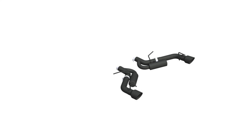 MBRP PS7034BLK - MBRPS7034BLK - MBRP 16-19 Chevrolet Camaro SS Dual Rear Exit Axle Back w/ 4.5in OD Tips - BLK (Non NPP Models) - Shipped in Europe - Tuningsupply.com