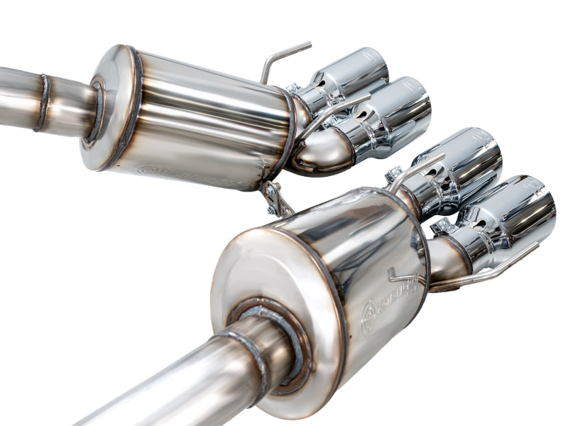 AWE Tuning 3015-42606 - AWE3015-42606 - AWE Tuning C6 Chevrolet Corvette Z06/ZR1 Touring Edition Axle-Back Exhaust w/ Chrome Silver Tips - Shipped in Europe - Tuningsupply.com