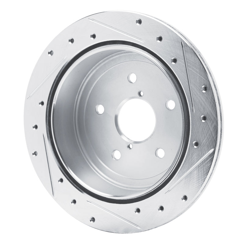 R1 Concepts 631-13050L - RNC631-13050L - R1 22-25 Subaru WRX Rear Left Drilled & Slotted Silver Brake Rotor - Shipped in Europe - Tuningsupply.com
