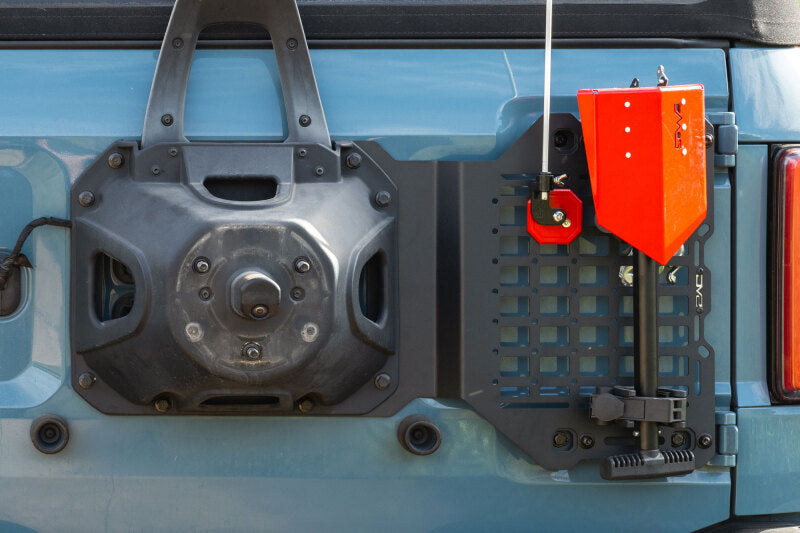 DV8 Offroad TCBR-04 - DVETCBR-04 - DV8 Offroad 2021-2025 Ford Bronco Tailgate Reinforcement Molle Panel - Shipped in Europe - Tuningsupply.com