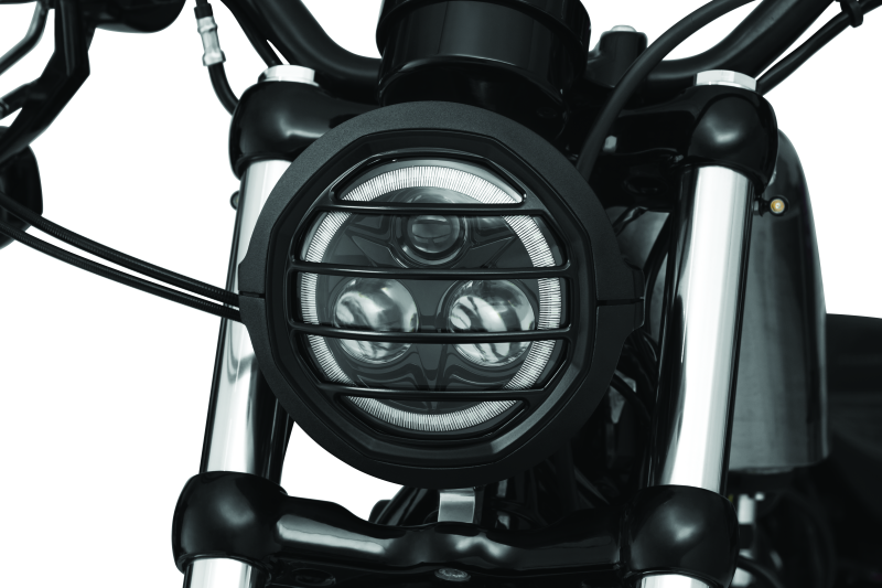 Kuryakyn 6688 - KUR6688 - Kuryakyn Dillinger Headlight Trim 5-3/4 Black - Shipped in Europe - Tuningsupply.com