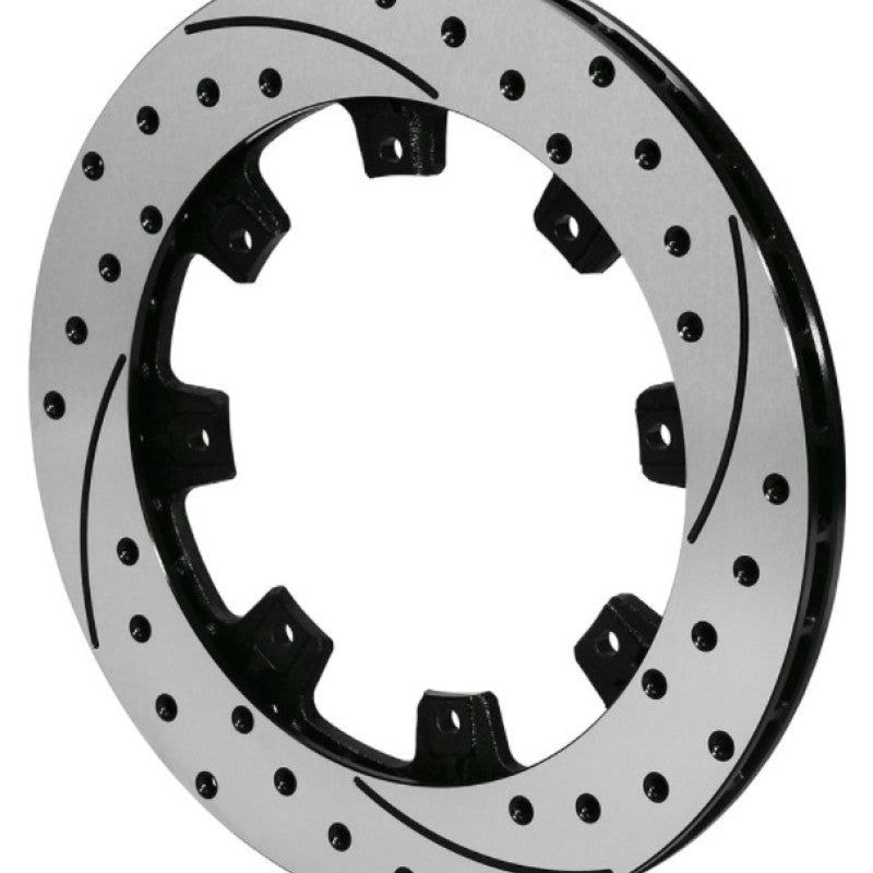 Wilwood 160-7103-BK - WIL160-7103-BK - Wilwood Rotor-UL32 Iron RH-SRP BLK Drl 12.19 x .810 - 8 on 7.00in - Shipped in Europe - Tuningsupply.com