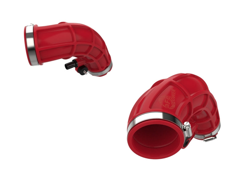 aFe 55-20001-R - AFE55-20001-R - aFe Power 22-24 Toyota Land Cruiser (J300) / 22-24 Toyota Tundra V6-3.4L (tt) Red Turbo Inlet Pipes - Shipped in Europe - Tuningsupply.com