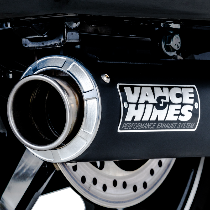 Vance and Hines 46721 - VAH46721 - Vance & Hines 17-24 Harley-Davidson Touring Supersport Slip-On - Black - Shipped in Europe - Tuningsupply.com