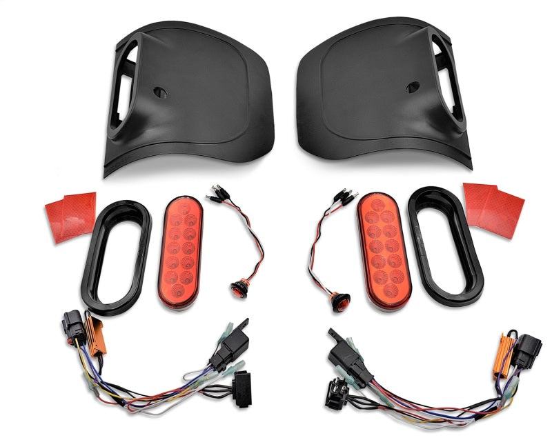 Rugged Ridge 11652.02 - RUG11652.02 - Rugged Ridge 20-24 Jeep Gladiator Flush Mount Tail Light (Pair) - Blk - Shipped in Europe - Tuningsupply.com