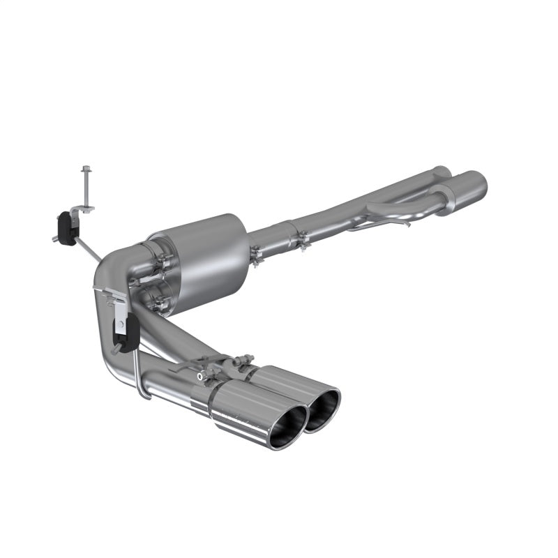 MBRP PS5092AL - MBRPS5092AL - MBRP 2019+ Chevrolet Silverado 1500 4.5L/5.3L Pre-Axle Dual Side Exit w/ 4in OD Tip - AL - Shipped in Europe - Tuningsupply.com