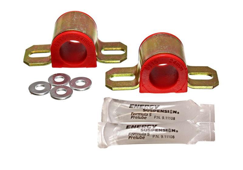Energy Suspension 2.5110R - ENG2.5110R - Energy Suspension Jeep 30Mm Front Sway Bar Set - Red - Shipped in Europe - Tuningsupply.com