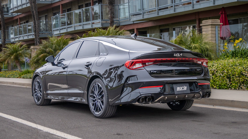 Borla 140891BC - BOR140891BC - Borla 21-23 Kia K5 GT i4 AT FWD 4DR 2.00in 2.75in S-Type Exhaust - Black Chrome - Shipped in Europe - Tuningsupply.com