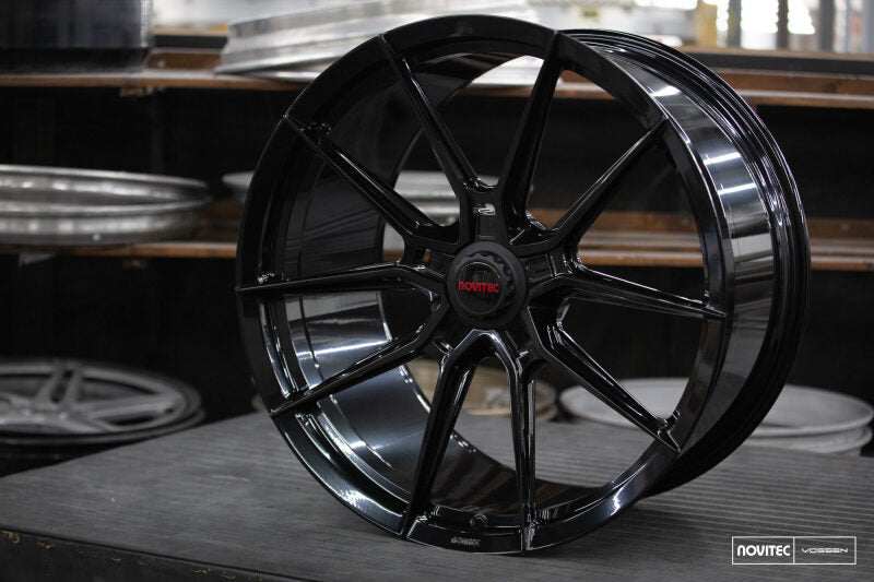 Vossen F-AFP-46-F01-C25 - VOSF-AFP-46-F01-C25 - Vossen x Novitec NF10 21x12 ET:20 Gloss Black Ferrari SF90 Rear Wheel - Shipped in Europe - Tuningsupply.com
