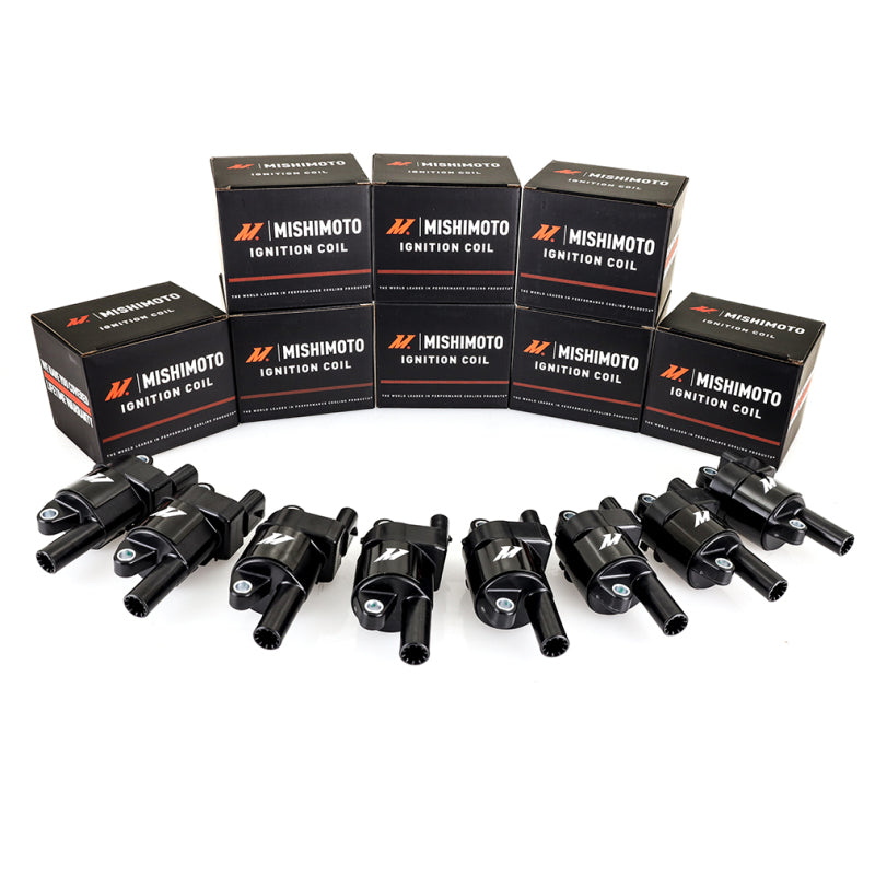 Mishimoto MMIG-LSRD-0708 - MISMMIG-LSRD-0708 - Mishimoto 2007+ GM LS Round Style Engine Ignition Coil Set - Shipped in Europe - Tuningsupply.com
