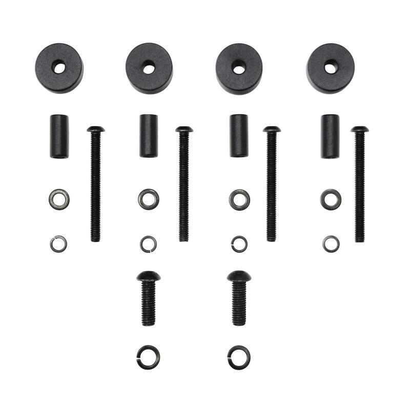 Westin 62-41075 - WES62-41075 - Westin 18-20 Jeep Wrangler / 2020 Gladiator LED Cowl Mount - Textured Black - Shipped in Europe - Tuningsupply.com