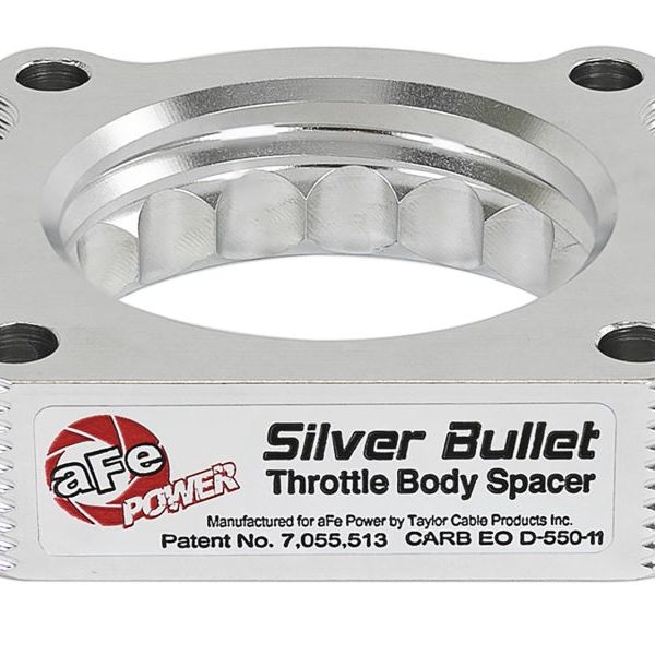 aFe 46-38002 - AFE46-38002 - aFe Silver Bullet Throttle Body Spacers TBS Toyota Tacoma 05-11 V6-4.0L - Shipped in Europe - Tuningsupply.com