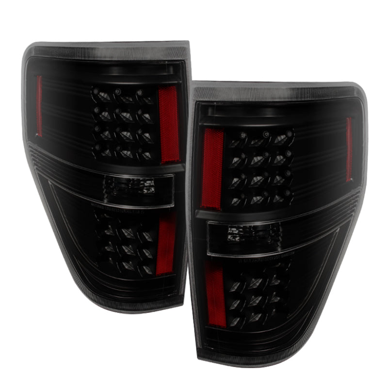 SPYDER 9025655 - SPY9025655 - xTune Ford F150 09-14 LED Tail Lights Black Smoke ALT-JH-FF15009-LED-BSM - Shipped in Europe - Tuningsupply.com